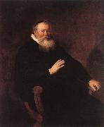 REMBRANDT Harmenszoon van Rijn Portrait of Eleazer Swalmius painting